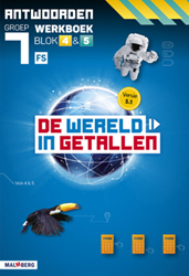 De wereld in getallen 5.1 groep 7 antwoordenboek werkboek blok 4 en 5 - FS