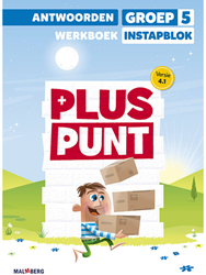 Pluspunt 4.1 groep 5 antwoordenboek werkboek instapblok