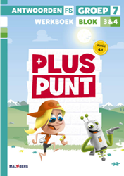 Pluspunt 4.1 groep 7 antwoordenboek werkboek blok 3 en 4 - FS