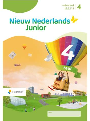 Nieuw Nederlands Junior Taal oefenboek groep 4 blok 5-8