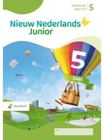 Nieuw Nederlands Junior Taal oefenboek groep 5 blok 5-8