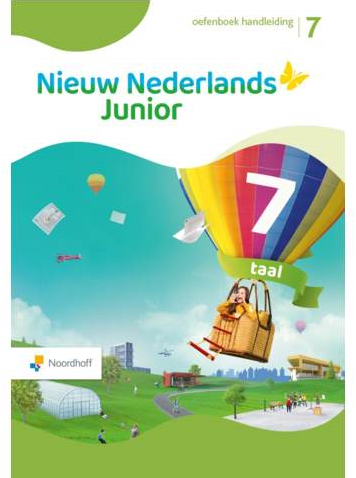 Nieuw Nederlands Junior Taal oefenboek handleiding groep 7
