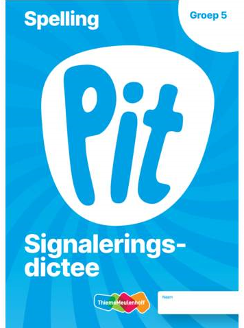 Pit Spelling toetsschrift groep 5