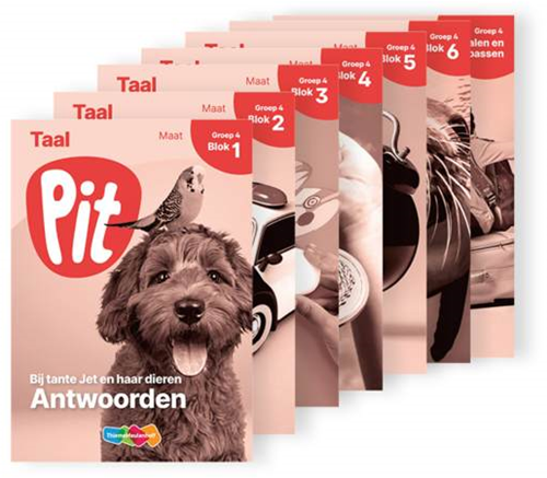 Pit Taal Antwoorden leerwerkschriften maat groep 4