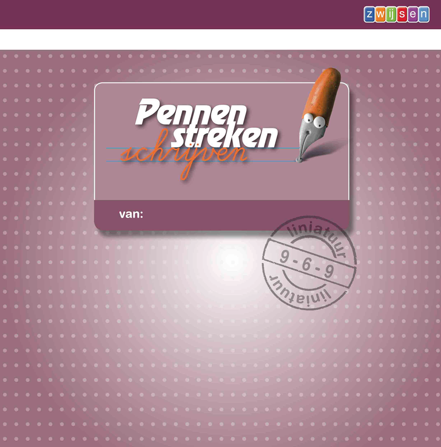 Pennenstreken 2 groep 3 - lijntjesschrift 9-6-9 mm verbonden schrift
