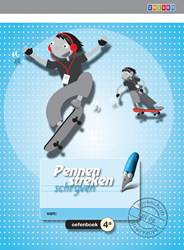Pennenstreken 2 groep 4 - oefenboek 4A blokschrift