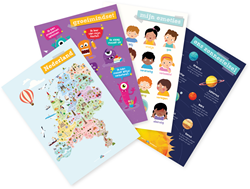 Educatieve posterset - Orientatie op jezelf en de wereld (4 stuks)
