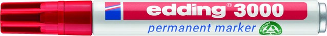 Viltstift edding 3000 rond 1.5-3mm rood-2