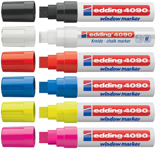 Krijtstift edding 4090 window schuin 4-15mm wit-2