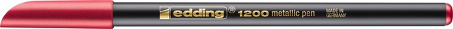 Fineliner edding 1200 072 fijn metallic rood-2