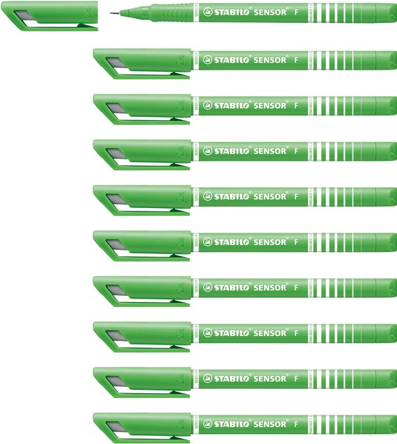 Fineliner STABILO Sensor 189/43 fijn lichtgroen-3