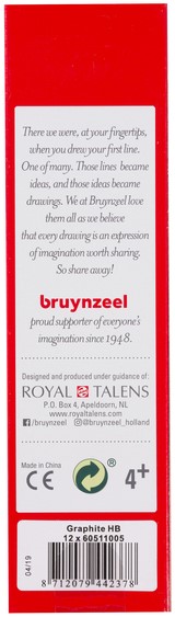 Grafietpotlood Bruynzeel Burotek 1605 HB-3