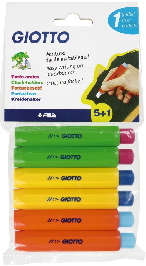 Krijthouder Giotto zakje 6 stuks