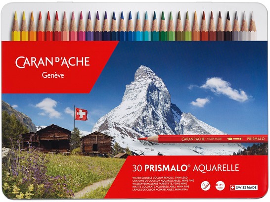 Kleurpotloden Caran d'Ache Prismalo 30 stuks assorti