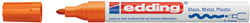 Viltstift edding 750 lakmarker rond oranje 2-4mm