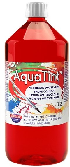 Aquatint Ecoline flacon à 1 liter donkerrood