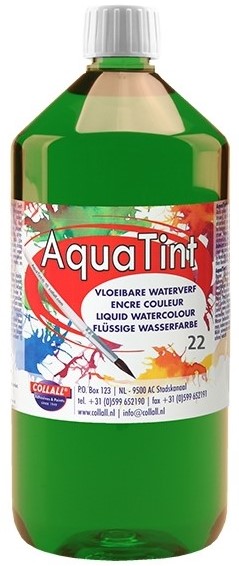 Aquatint Ecoline flacon à 1 liter donkergroen