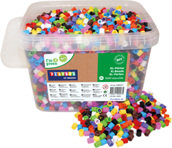 Strijkkralen XL Eco assorti. 5000 stuks