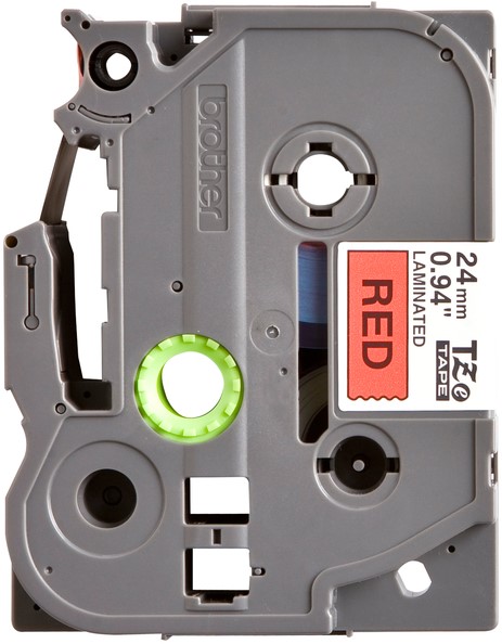 Labeltape Brother P-touch TZe-451 standaard 24mm zwart op rood-2