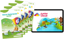 Digitaal platform Nieuw Nederlands Junior Taal groep 6 lwb en Junior Cloud