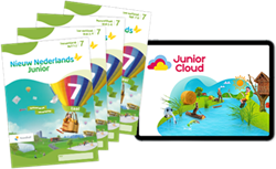 Digitaal platform Nieuw Nederlands Junior Taal groep 7 lwb en Junior Cloud