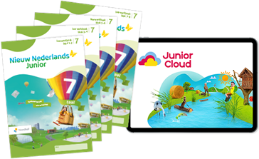 Digitaal platform Nieuw Nederlands Junior Taal groep 7 lwb en Junior Cloud
