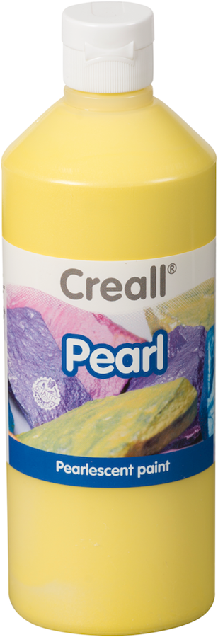 Parelmoerverf 500 ml, geel