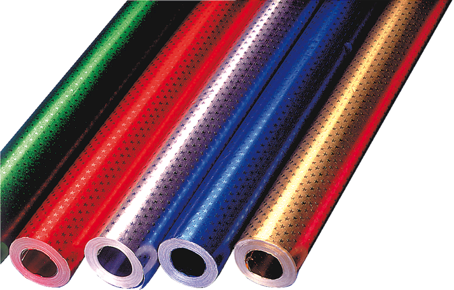 Aluminiumfolie sterretjes zilver, 50 cm x 10 meter
