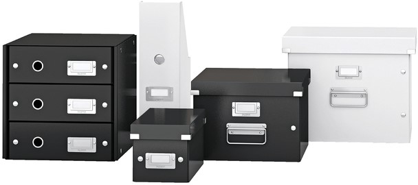 Opbergdoos Leitz Click & Store WOW middel gerecycled karton 281x200x370mm wit-3