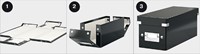 Opbergdoos Leitz Click & Store WOW groot 369x200x482mm zwart-2