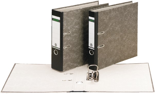 Ordner Leitz 1080 180° 80mm karton A4 zwart-2