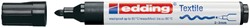 Textielmarker edding 4500 rond 2-3mm zwart