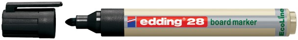 Whiteboardmarker edding 28 EcoLine rond 1.5-3mm zwart