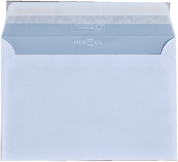 Envelop Hermes bank EA5 156x220mm zelfklevend wit pak à 50 stuks-2