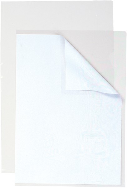 Insteekmap L-model Qbasic A4 PP 0.09mm nerf 100 stuks