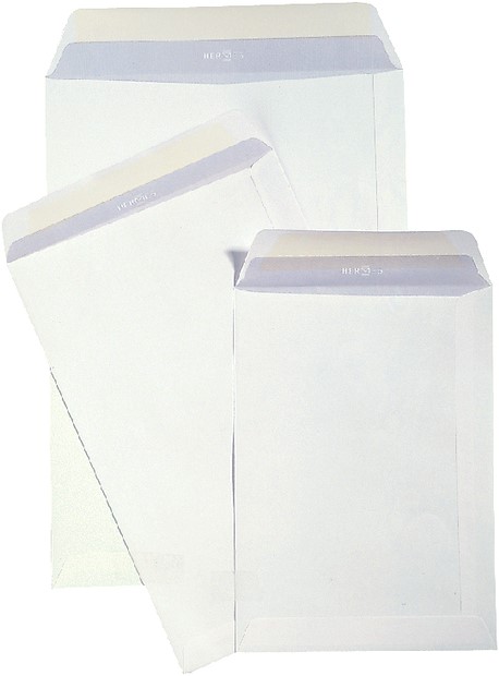 Envelop Hermes akte C5 162x229mm zelfklevend wit pak à 25 stuks-2