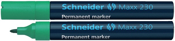 Viltstift Schneider Maxx 230 rond 1-3mm groen