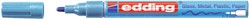 Paintmarker edding 751 op oliebasis 1-2mm metallic blauw