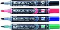 Whiteboardmarker Pentel MWL5SBF Maxiflo rond 1.5-4.5mm groen-2