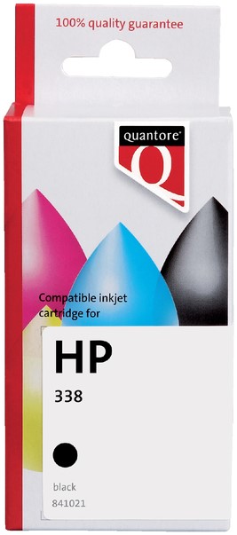 Inktcartridge Quantore alternatief tbv HP C8765EE 338 zwart