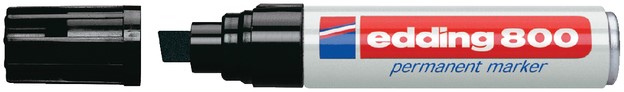 Viltstift edding 800 schuin 4-12mm zwart blister à 1 stuk-2