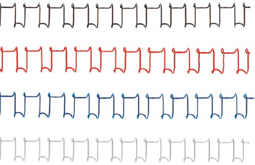 Draadrug Fellowes 12mm 34-rings A4 wit 100 stuks-2