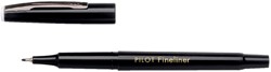 Fineliner PILOT SW-PPF 0.4mm fijn zwart