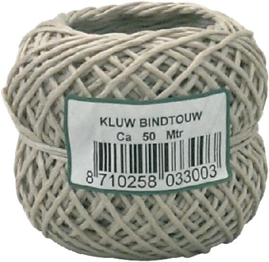 Henneptouw Muller 2-draads ca 50 meter