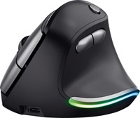 Ergonomische muis Trust Bayo II draadloos rechtshandig