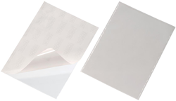 Insteektas Durable Pocketfix U-map A4 zelfklevend PP transparant 10 stuks
