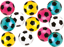 Ballenset opblaasbaar set van 12 assorti
