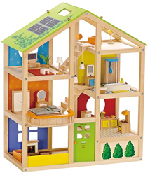 Poppenhuis Hape hout 73x60x31cm