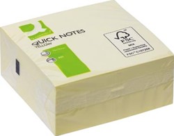 Memoblok Q-connect 76x76mm 400 geel 400 vel