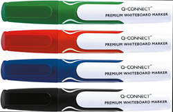 Whiteboard marker Q-Connect Premium set van 4 assorti